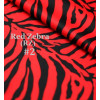 Sexy Red/ Black Zebra Teardrop Sling Bikini Sexy Red/ Black Zebra Teardrop Sling Bikini